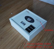 Clamshell black steel single door anti-theft on the opening of the insurance cabinet Sliding door safe deposit box for hotel rooms