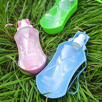 Dogs out for water glasses Pet Kettle Portable accompanying cup kitty Drinking water outdoor walking dog drinking water Drinking water feeder