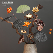 Dried flower bouquet real flower living room decoration flower arrangement floor large bunch of long branches air-dried decoration decoration immortal flower art