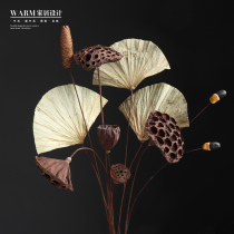 Natural Lotus Lotus Lotus Yunnan dried flowers real flower bouquets air-dried mixed pine fruit Buddha system ornaments living room Zen dried flowers