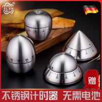 Stainless steel kitchen mechanical timer reminder timer student time management alarm clock reverse learning self-discipline