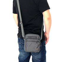 2023 Spring Summer New Tide Men Mini Packet Bag Waterproof Nylon Oxford Canvas Single Shoulder Inclined Cross Casual Backpack