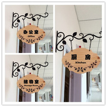 Wooden Department box number solid wood kindergarten school class card classroom class card private room listing creative customization