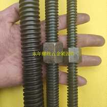 Trapezoidal buckle screw thick tooth screw send nut