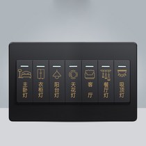 Home Light Night Light Switch Sticker Nordic Style Logo Sticker Decoration Wall Sticker Indicating Villa Socket Stickers Idea