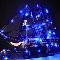 Sailboat model ornaments smooth sailing ship model living room small wooden boat entrance wine cabinet TV cabinet bookcase decoration gift