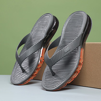 2021 men's full palm air cushion slippers summer clip feet outdoor anti-slip sports fashion trend herringbone shoes tide sandals