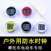 Motorcycle electronic watch Electric car car clock Maverick N1 time accessories Electronic clock Paste type 12-hour clock