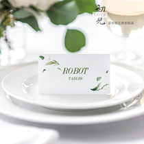 Customized wedding card Lily seat card seat card birthday card table card name card seat number