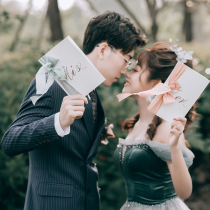 Wedding vows hand card board ins Wind wedding wedding declaration sworn speech senior oath this European handwritten book