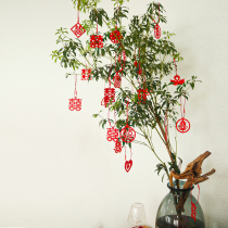 Wedding Little Comedy Hangings Pendant Wedding Celebration Laflower Wedding House Bedroom Living Room Potted Plant Tree Decoration New House Arrangement