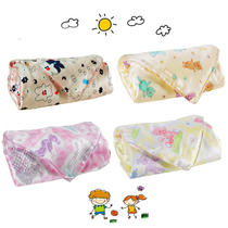 Children baby pure silk cartoon printing quilt cover 100 mulberry silk satin bedding Health boy girl quilt cover