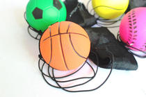 6 cm hand wristband rope rubber elastic ball hand thrower eye-hand coordination training wrist elastic ball elderly fitness