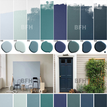Blue-gray latex paint indoor home Nordic style room wall renovation keg self-painting wall DIY waterproof new product
