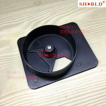 60mm black square wire box cover computer desk plastic wire hole cover table top table wire hole box threading hole wire outlet hole