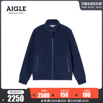 Pre-sale-AIGLE Aigo 2021 New FILIM mens thick warm and wear-resistant stand collar full pull fleece