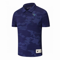 Foreign trade Anjia Qiansens same Rock Bull Head Flipped short sleeve T-shirt Running casual camouflak sports POLO shirt RUN
