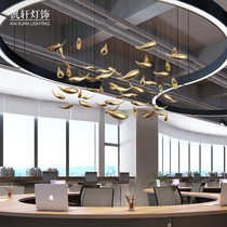 Air pendant Resin fish pendant Ornament Hotel lobby club Creative home Grilled fish shop pendant Ceiling