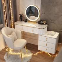 Nordic light luxury net red ins wind dresser bedroom modern simple small apartment makeup table storage cabinet one