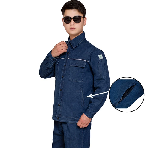 Мужской джинсовый антистатический комбинезон, делается под заказ