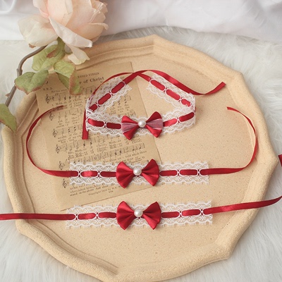 taobao agent Bracelet, silk necklace, small accessory, choker, Lolita style