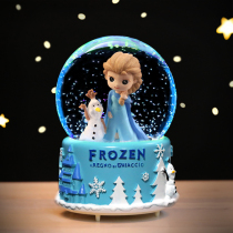 Music Box Barbie Princess Crystal Ball Can Glow Girls Childrens Day Gifts Boxes
