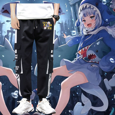 taobao agent Shark Niang Kawu Gulu two -dimensional cos anime virtual anchor surrounding work pants, men and women casual pants EN