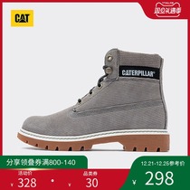 CAT Carter evergreen womens boots LYRIC CORDUROY cow section leather casual boots female counter same model