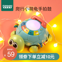 Baby learning crawling toys baby practice head-up training guide turtle doll 9 Months Electric Turtle God 6 device