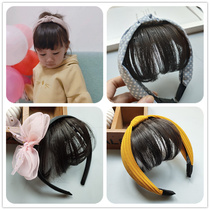 Korean Childrens Air bangs wig headband invisible girl baby girl model photo simulation hair hair accessories