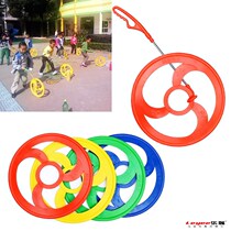  Balance sensory integration Children roll training Kindergarten Parent-child nostalgic toys Hot Wheels Iron ring Iron ring push sports household
