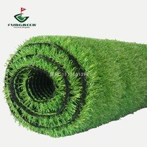 Factory direct kindergarten lawn artificial fake lawn artificial turf simulation encryption 20mm two-color spring grass