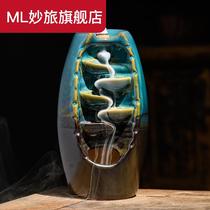 New sandalwood natural back-flow incense grain aromatherapy incense burner home creative ornaments for mosquito repellent deodorant indoor aromatherapy