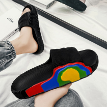 Coconut Slippers Mens Summer 2022 New Trends Outside of Tread Anti-Slip Anti-Odor and Tide Beach Sandals