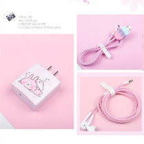 Meito T9 t9 mobile phone charger sticker v6 limited edition earphone winding wire protective cover film winding wire protector