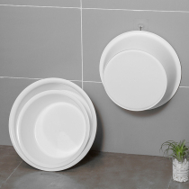 Washing basin student dormitory with foot washing basin household large plastic basin thick and durable small basin small