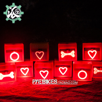 PYEbikes Pie LED bicycle lights personality car lights dead flying Road Mountain rechargeable