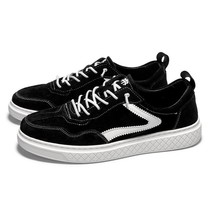 CENPIN) autumn 2021 new leather mens casual board shoes lace-up low-top fashion casual shoes