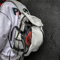  Backpack mens double shoulder bag sports training football basketball bag large capacity middle school students high school college students school bags men and women