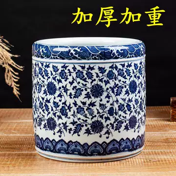 古美術 景德鎮 人民瓷廠 筆筒 青花花纹笔筒 景德镇青花笔筒-景德镇青花笔筒促销价格、景德镇青花笔筒品牌- 淘宝