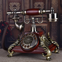 European-style antique telephone corded retro office home phone Fashion creative fixed wireless card landline