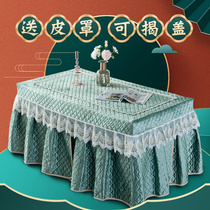 Rectangular electric stove cover new European electric heating tablecloth tea table heating table cover winter