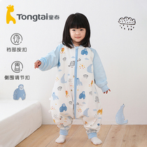 Tong Tai Sleeping Bag Baby Sleeping Bag Spring Summer Style Gauze All Season Universal Child Anti Kick Quilt With Legs Thin Cotton Baby Sleeping Bag