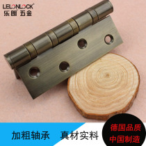 4 * 3 * 3mm stainless steel 304 hinge bearings Qinggu bronze door hinge manufacturer Direct door and window engineering Five gold accessories