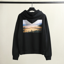 FOG ESSENTIALS double line High Street wind California limited Wild couple tide card hoodie sweater men and women