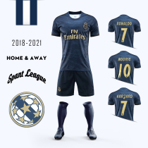 2021 Real Madrid Jersey Football suit men c Roma Bappe 7 Madrid childrens competition training custom team uniform