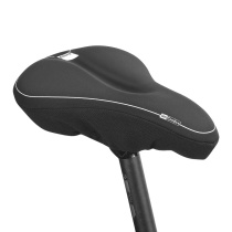 SAHOO bicycle cushion cover thickened soft mountain bike seat cover silicone comfortable dynamic bicycle riding seat cushion cover