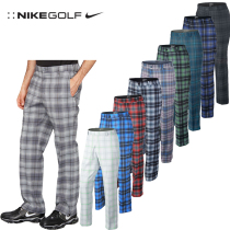 European and American brands loose straight GOLF clothing GOLF Plaid mens trousers under the quick-drying breathable moisture wicking sweat