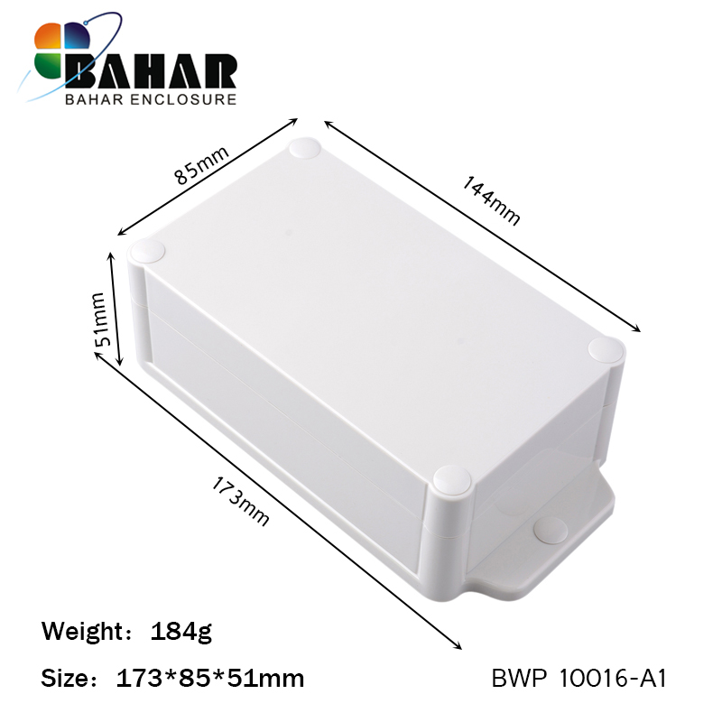 Bahar plastic box indoor and outdoor waterproof shell instrument case seal box ABS plastic shell BWP10016