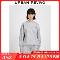 UR2021 new winter womens fashion letter embroidery loose round neck sweater WV42R4ON2001